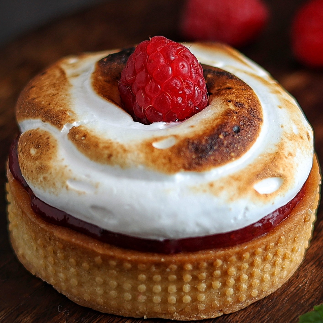 Custard Jam Tart